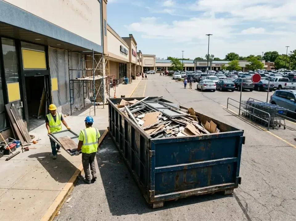 retail-store-renovation-debris-003 — frequently asked questions, Roll-off Dumpster Rentals in Fairmont City, IL